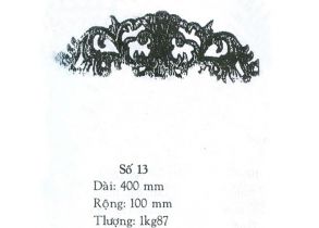Bông gang - số 13